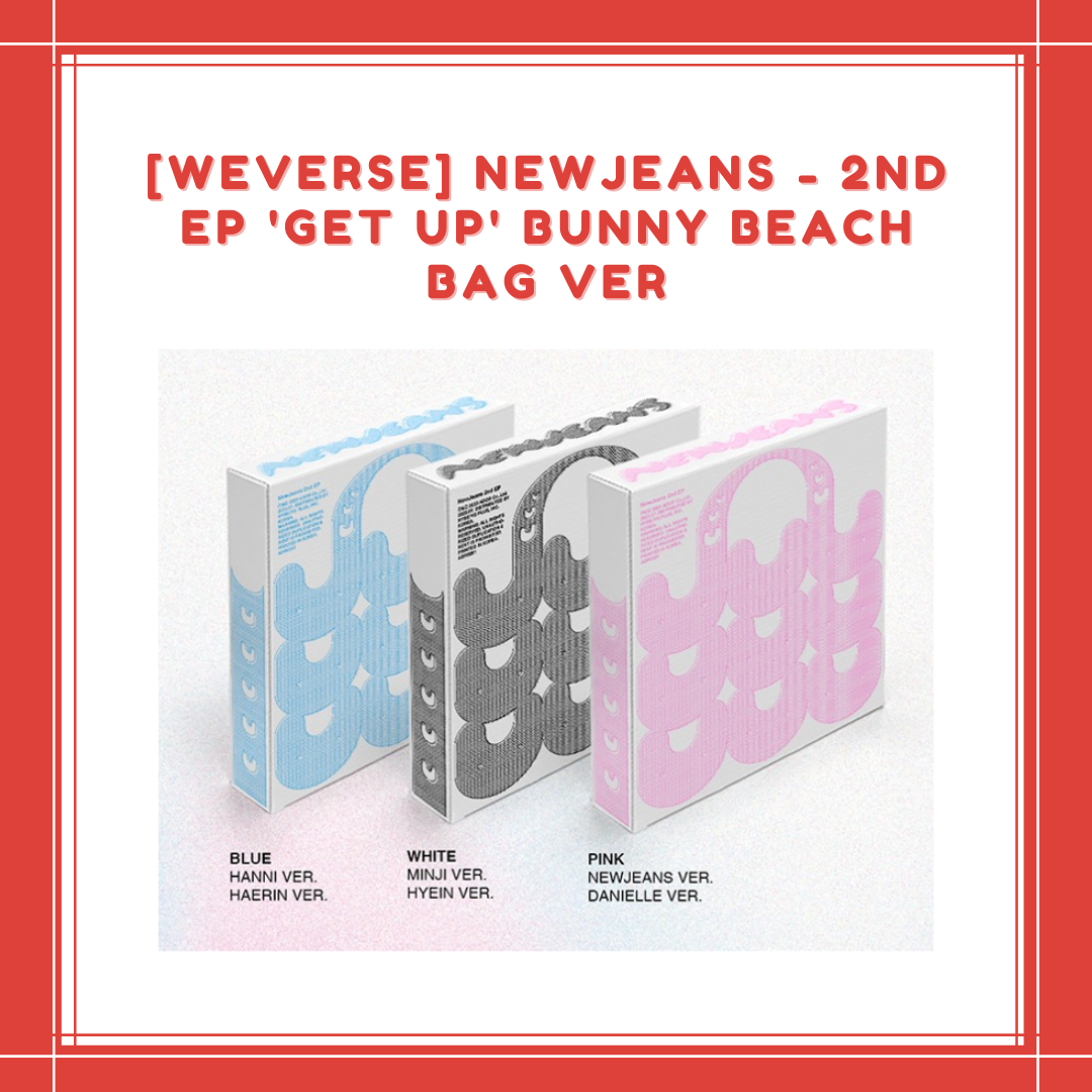 NEWJEANS 2ND MINI ALBUM GET UP BUNNY BEACH BAG VER