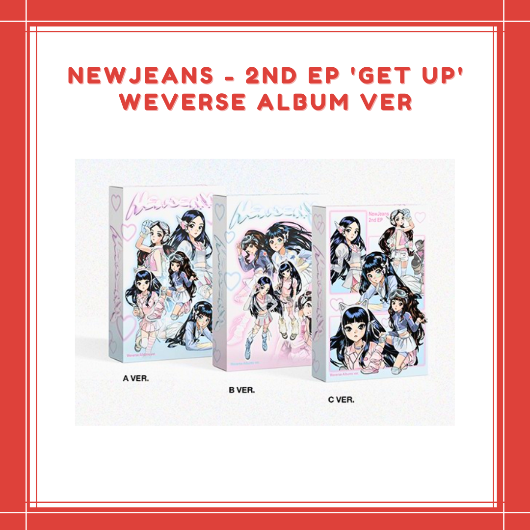 PREORDER] NEWJEANS - 2ND EP 'GET UP' WEVERSE ALBUM VER – All Korea Qatar