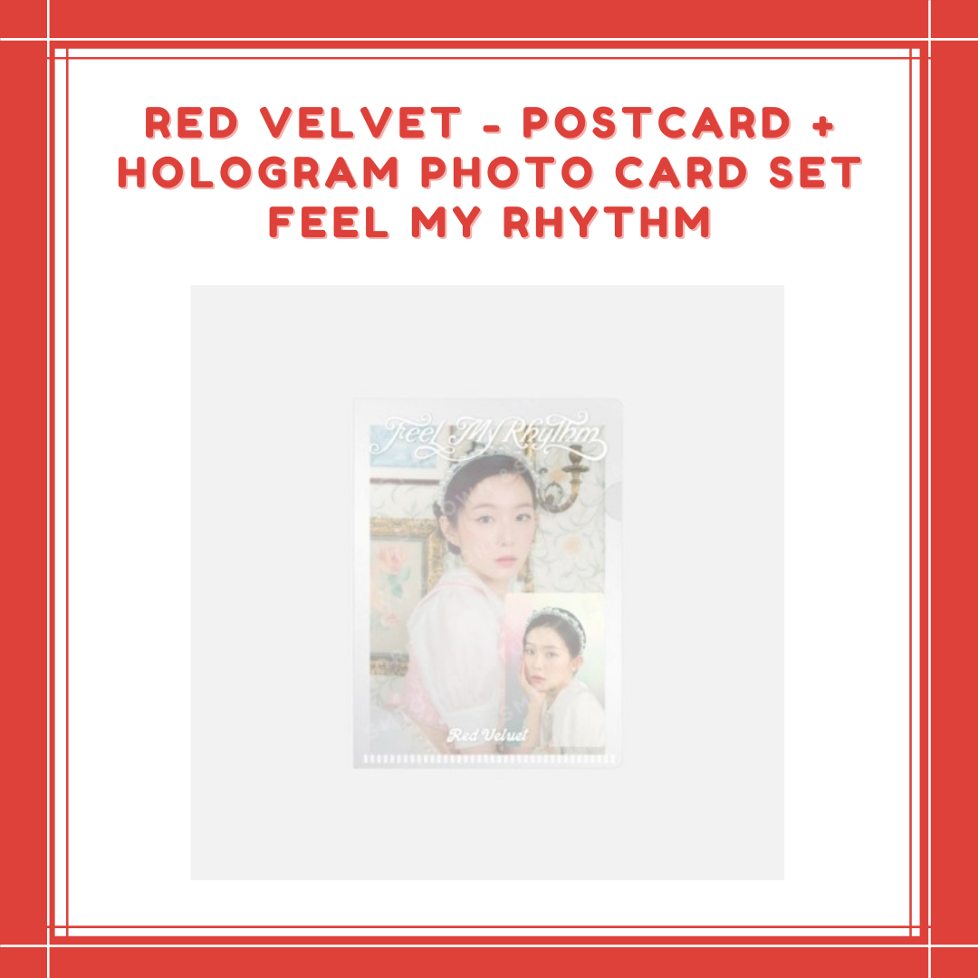 PREORDER] RED VELVET POSTCARD HOLOGRAM PHOTO CARD SET FEEL MY RHY – All  Korea Qatar