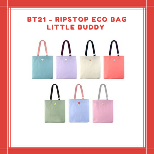[PREORDER] BT21 - RIPSTOP ECO BAG LITTLE BUDDY
