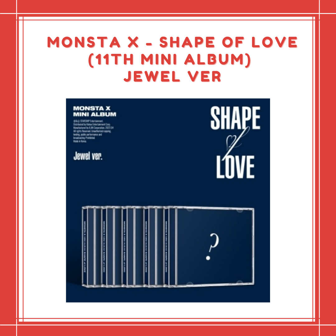 MONSTA X - SHAPE of LOVE 11th Mini Album (KiT Ver.)