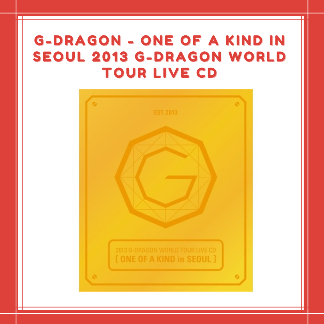 G-DRAGON G-DRAGON 2013 WORLD TOUR～ONE O… - ミュージック