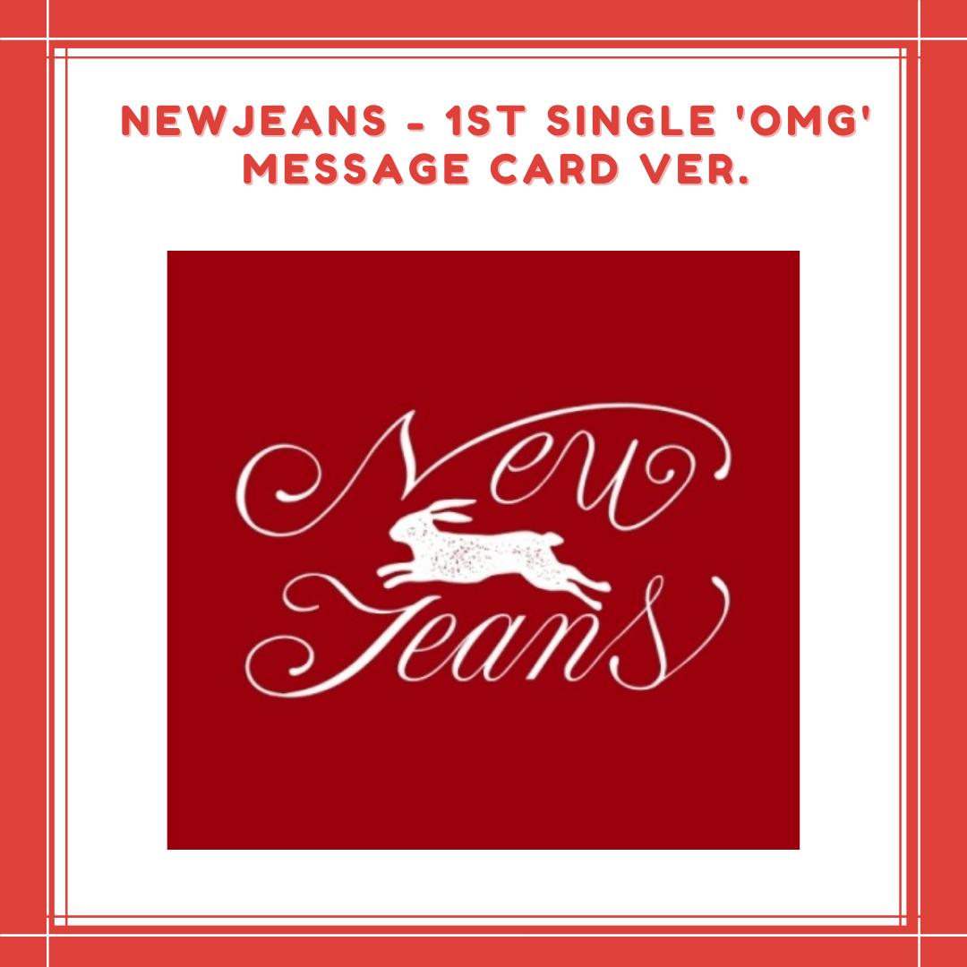 NewJeans - OMG 1st Single (Message Card ver.)