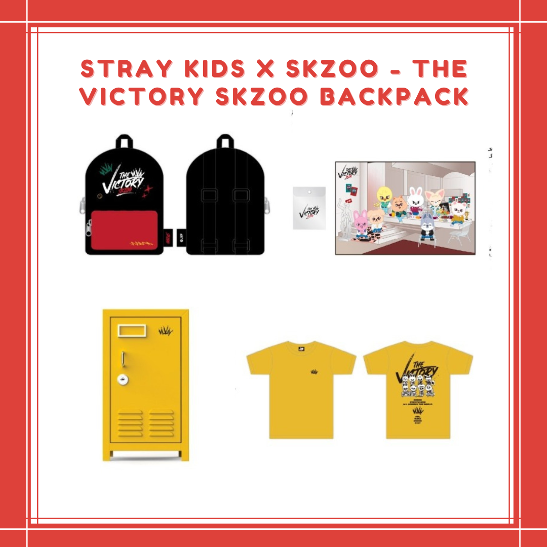 PREORDER] STRAY KIDS X SKZOO - THE VICTORY SKZOO BACKPACK – All