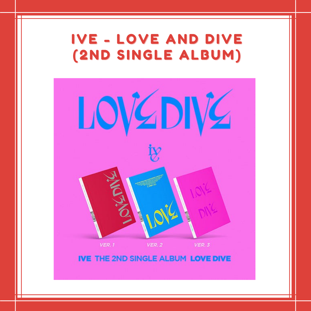 PREORDER] IVE - LOVE AND DIVE (2ND SINGLE ALBUM – All Korea Qatar