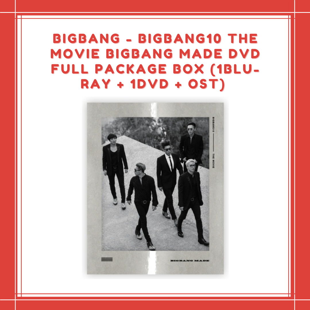 PREORDER BIGBANG BIGBANG10 THE MOVIE BIGBANG MADE DVD FULL