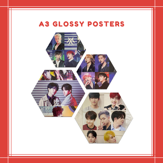 [ON HAND] A3 GLOSSY POSTERS (GOT7 / MONSTA X)