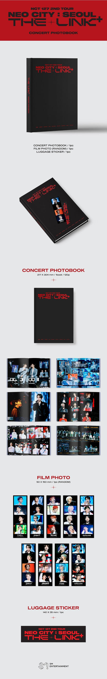 [PREORDER] NCT 127 - 2ND TOUR 'NEO CITY SEOUL - THE LINK' PHOTO BOOK