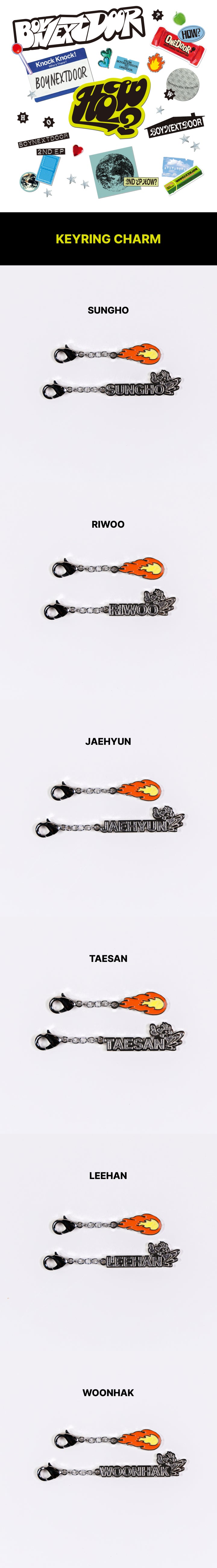 [PREORDER] BOYNEXTDOOR - KEYRING MERCH