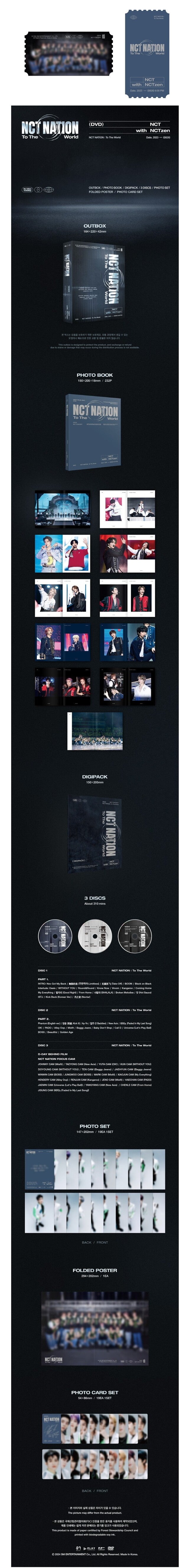 [PREORDER] NCT - 2023 NCT CONCERT NCT NATION : To The World in INCHEON DVD