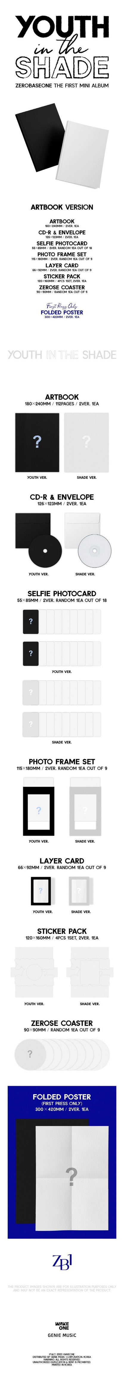 [PREORDER] PHOTO CARD ZEROBASEONE - YOUTH IN THE SHADE (1ST MINI ALBUM)