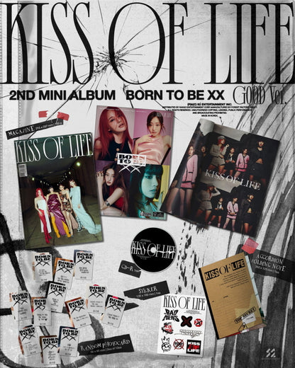 [PREORDER] KISS OF LIFE - BORN TO BE XX (2ND MIMI ALBUM)