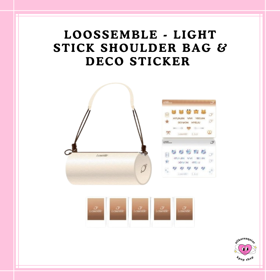 [PREORDER] LOOSSEMBLE - LIGHT STICK SHOULDER BAG & DECO STICKER SET