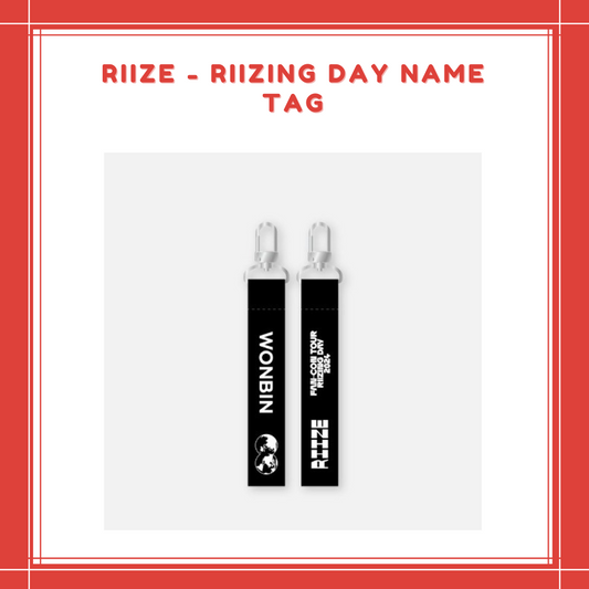 [PREORDER] RIIZE - RIIZING DAY NAME TAG