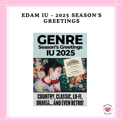 [PREORDER] EDAM IU - 2025 SEASON'S GREETINGS