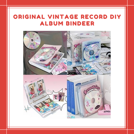 [PREORDER] ORIGINAL VINTAGE RECORD DIY ALBUM BINDEER