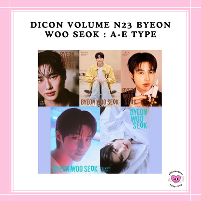 [PREORDER] DICON VOLUME N23 BYEON WOO SEOK : A-E TYPE