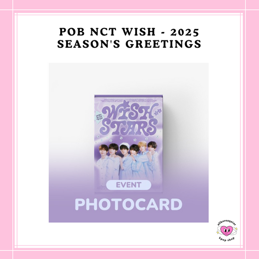 [ON HAND] NCT WISH - 2025 SEASON'S GREETINGS + Apple Music Photocard Set