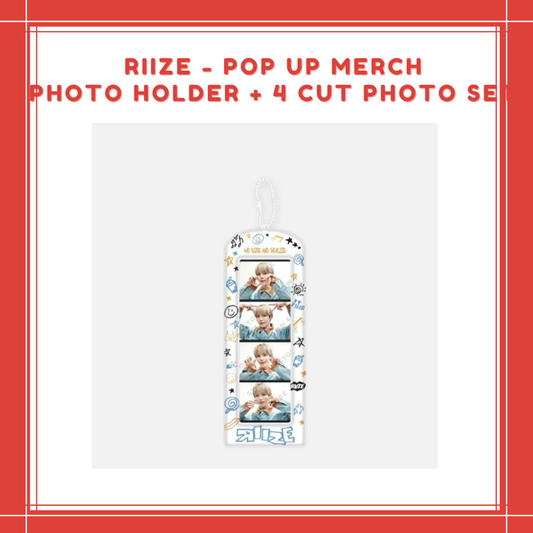 [PREORDER] RIIZE- POP UP MERCH PHOTO HOLDER + 4 CUT PHOTO SET