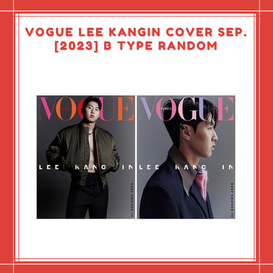 [PREORDER] VOGUE LEE KANG IN COVER SEP. [2023] B TYPE RANDOM