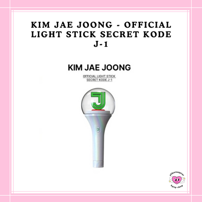 [PREORDER] KIM JAE JOONG - OFFICIAL LIGHT STICK SECRET KODE J-1