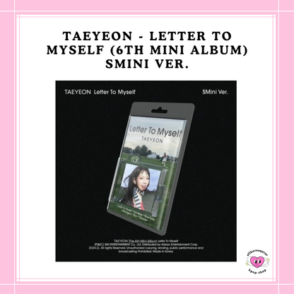 [PREORDER] TAEYEON - LETTER TO MYSELF (6TH MINI ALBUM) SMINI VER.