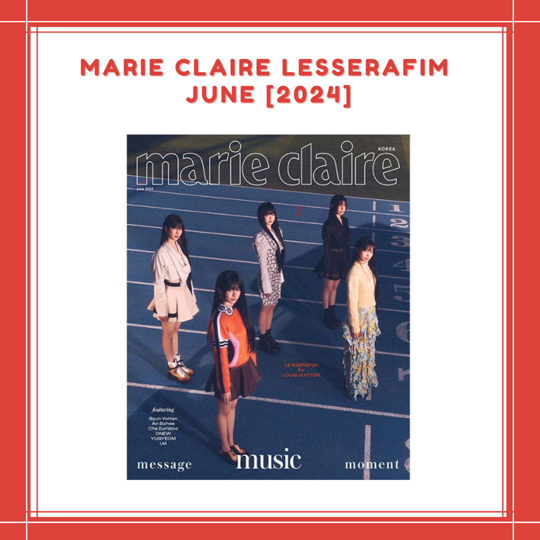 [PREORDER] MARIE CLAIRE LESSERAFIM JUNE [2024] F TYPE