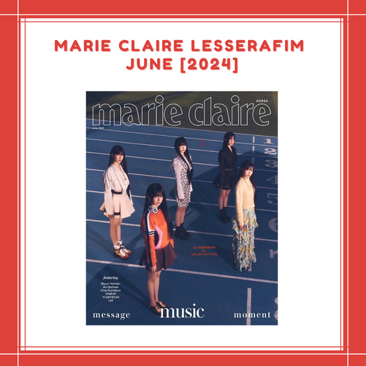 [PREORDER] MARIE CLAIRE LESSERAFIM JUNE [2024] F TYPE