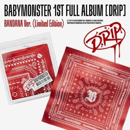 [PREORDER] BABYMONSTER - 1ST FULL ALBUM DRIP BANDANA VER. (LIMITED EDITION)