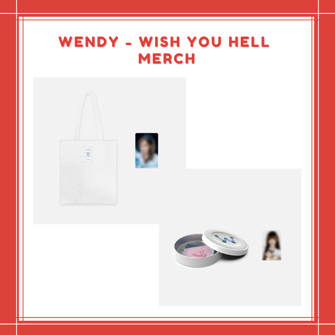 [PREORDER] WENDY - WISH YOU HELL MERCH