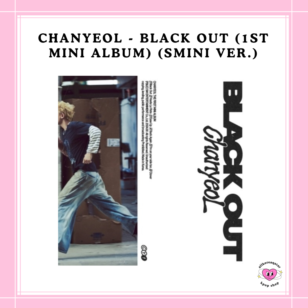 [PREORDER] CHANYEOL - BLACK OUT] (1ST MINI ALBUM) (SMINI VER.)