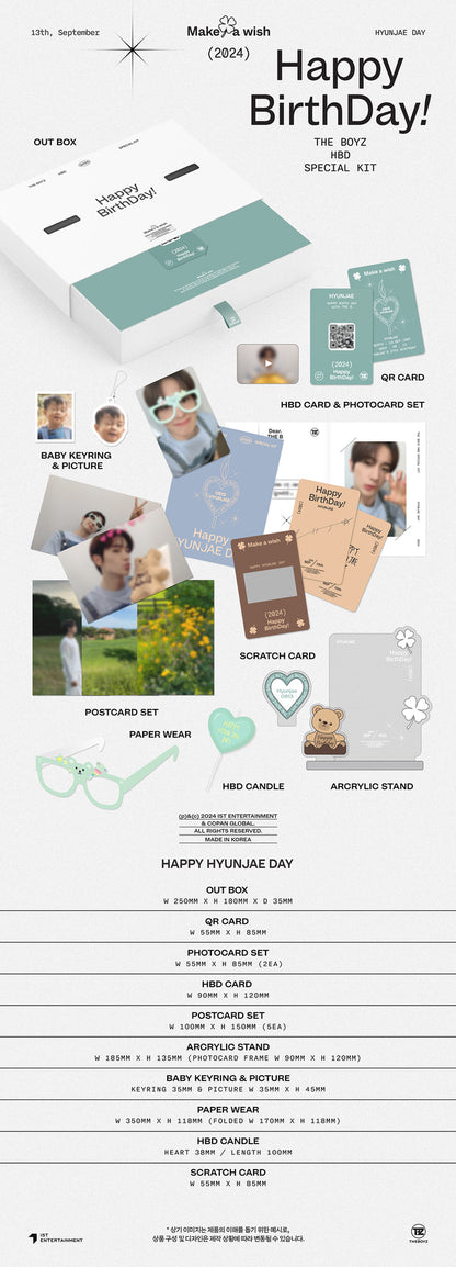 [PREORDER] THE BOYZ -THE BOYZ HBD HYUNJAE SPECIAL KIT