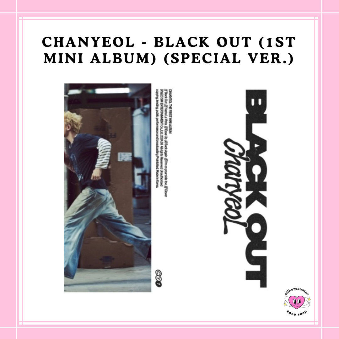 [PREORDER] CHANYEOL - BLACK OUT (1ST MINI ALBUM) (SPECIAL VER.)