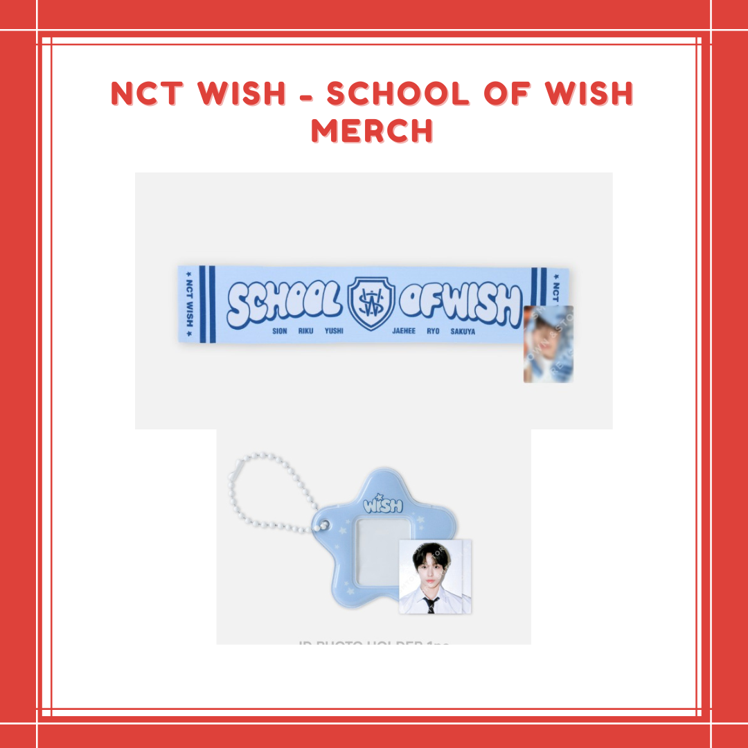 [PREORDER] NCT WISH - SCHOOL OF WISH MERCH