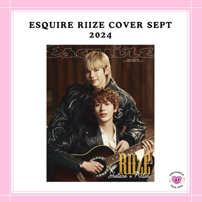 [PREORDER] ESQUIRE RIIZE COVER SEPT 2024