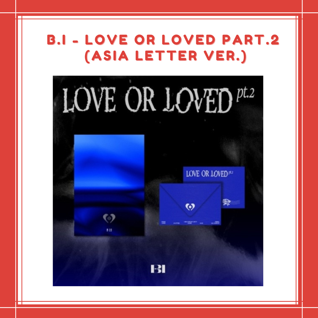 [PREORDER] B.I - LOVE OR LOVED PART.2 (ASIA LETTER VER.)