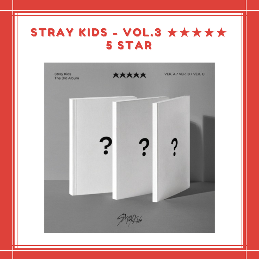  Stray Kids - Vol.3 5-Star Standard Edition CD+Pre