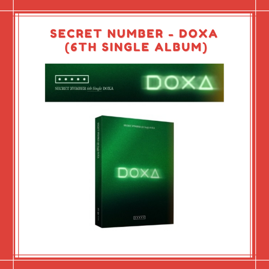 [PREORDER] SECRET NUMBER - DOXA (6TH SINGLE ALBUM)