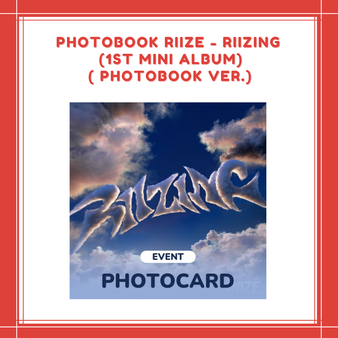 [PREORDER] PHOTOCARD RIIZE - RIIZING (1ST MINI ALBUM) (PHOTOBOOK VER.) RANDOM