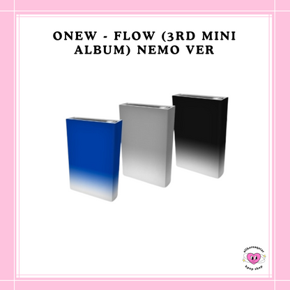 [PREORDER] ONEW - FLOW (3RD MINI ALBUM) NEMO VER