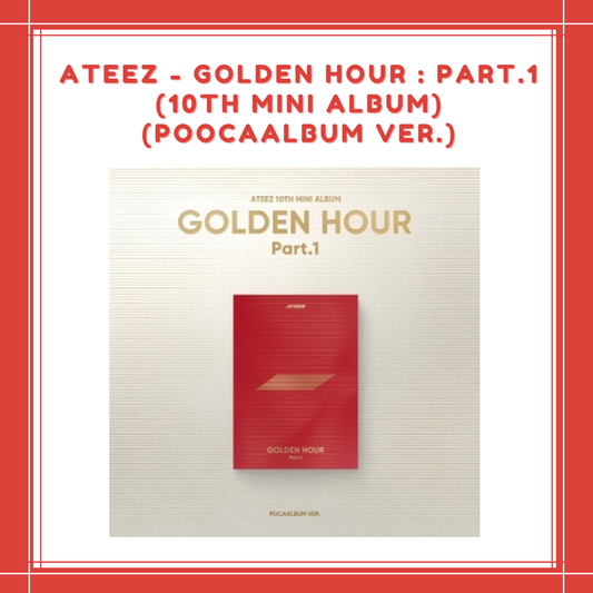 [PREORDER] ATEEZ - GOLDEN HOUR : PART.1 (10TH MINI ALBUM) (POOCAALBUM VER.)