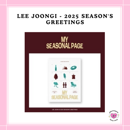 [PREORDER] POB LEE JOONGI - 2025 SEASON'S GREETINGS