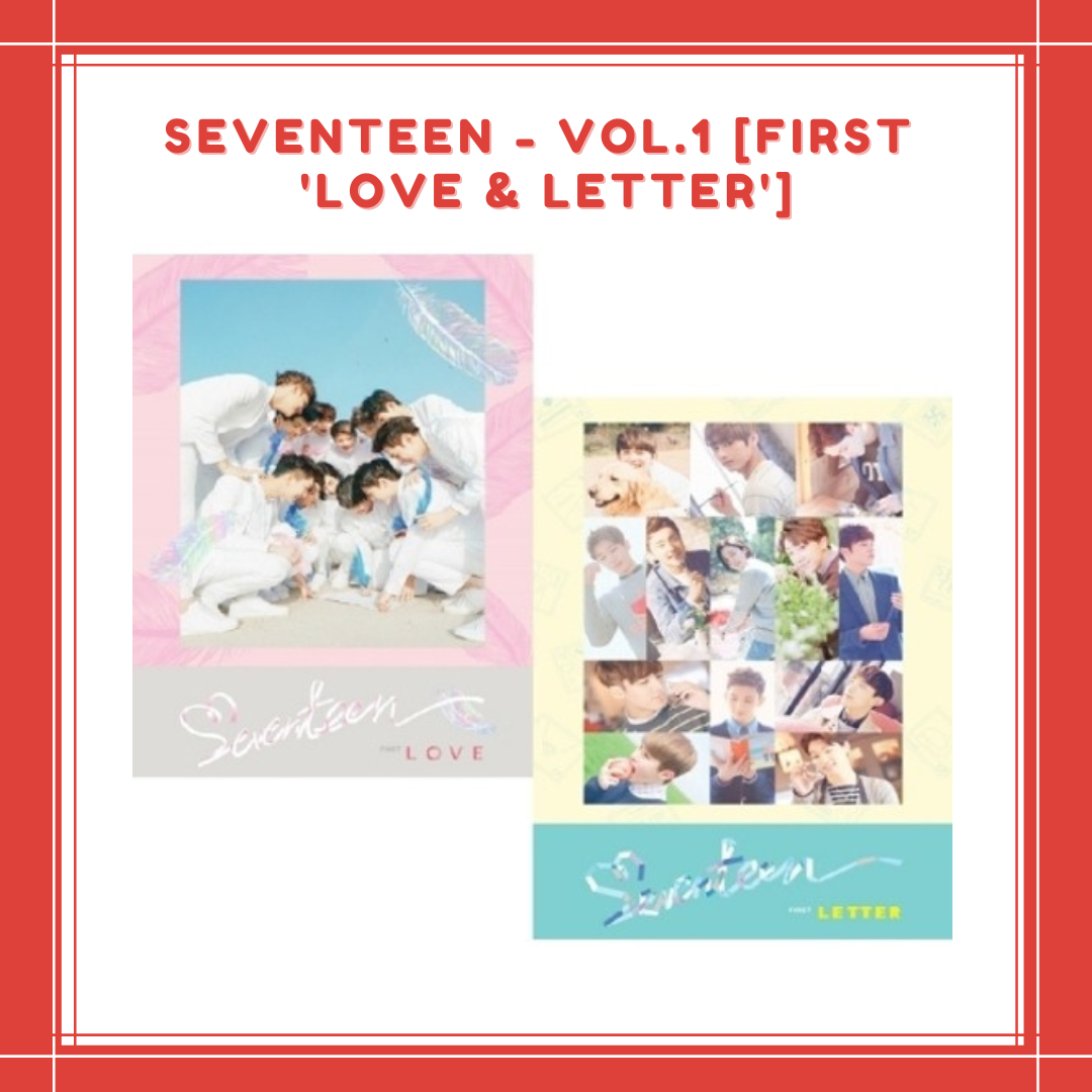 [PREORDER] SEVENTEEN - VOL.1 FIRST 'LOVE & LETTER'