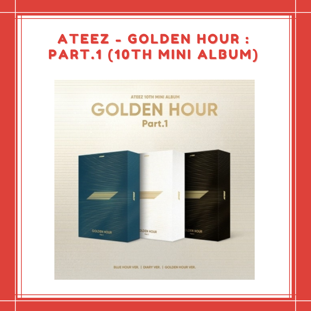 [ON HAND] ATEEZ - GOLDEN HOUR : PART.1 (10TH MINI ALBUM)