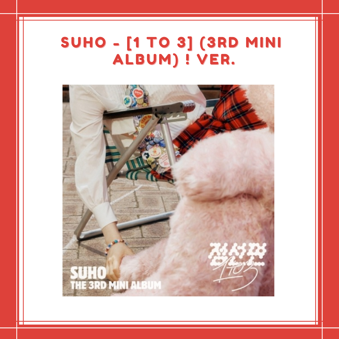 [PREORDER] SUHO - 1 TO 3 (3RD MINI ALBUM) ! VER.