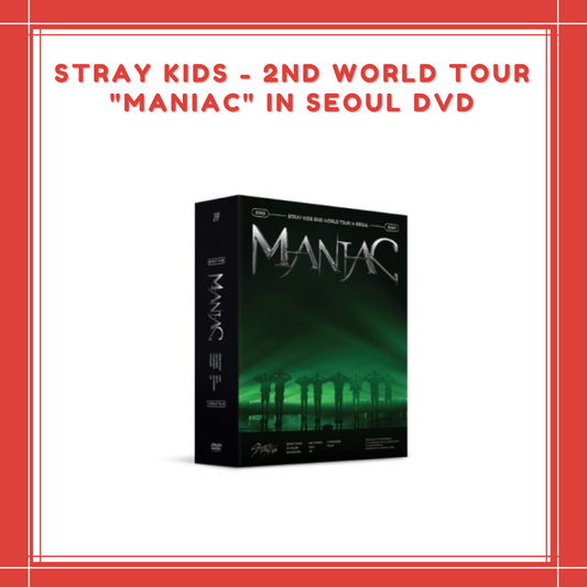 [PREORDER] STRAY KIDS - 2ND WORLD TOUR "MANIAC" IN SEOUL DVD