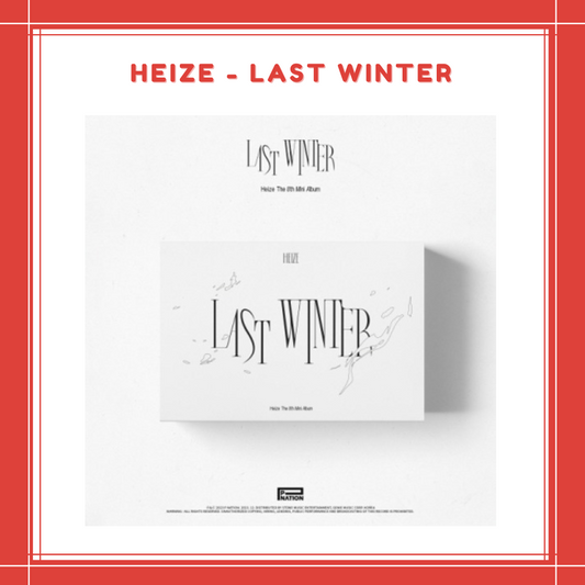 [PREORDER] HEIZE - LAST WINTER