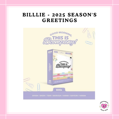 [PREORDER] BILLLIE - 2025 SEASON'S GREETINGS