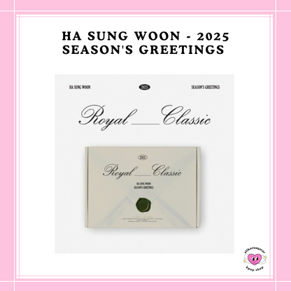 [PREORDER] HA SUNG WOON - 2025 SEASON'S GREETINGS