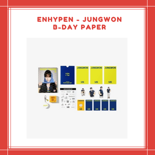 [PREORDER] ENHYPEN - JUNGWON B-DAY PAPER